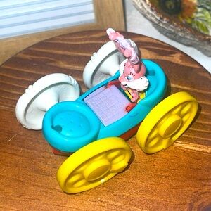 Vintage McDonalds Looney Tunes Tiny Toon Flip Car Montana Max & Gogo Dodo 1990.